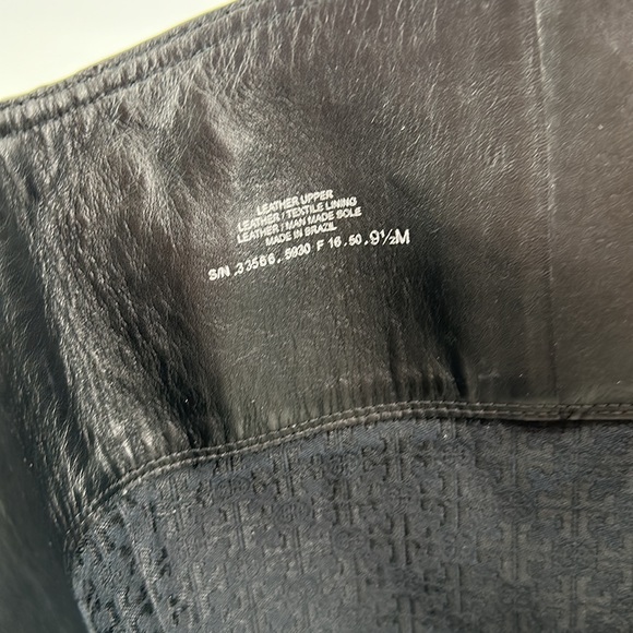 Tory Burch black leather zip up boots size 9.5 M - Picture 6 of 7